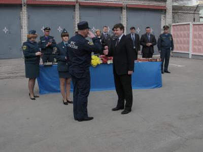 Рязанские огнеборцы получили поздравления